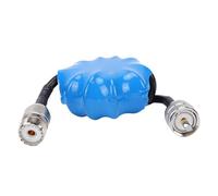Haofy Bobina Magnética de Estrangulador de Onda Corta de 1,8-30 MHz con Conector M Macho a M Hembra Supresor de Corriente de Modo Común Eficiente para Radios HF 100 W Pep
