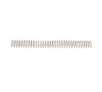 Haofy Bobinas de Unión en Espiral 19 Mm 3/4 Pulgadas 180 Lámina de Hierro - 34 Anillos Dobles, Recubrimiento de Nylon Resistente Al Desgaste, Adecuado para el Uso de Papel A4 (Latón antiguo)
