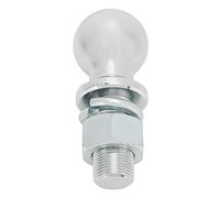 Haofy Bola de Enganche de Remolque de Hierro Resistente de 6000 Libras para Remolques, Caravanas y Más, Bola de 2 Pulgadas de Diámetro para Acoplador de 2 Pulgadas, Tuercas Hexagonales y Arandelas de