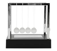 Haofy Bolas Luminosas de Péndulo de Cuna de Newton para Aliviar el Estrés, Decoraciones de Escritorio para Niños y Adultos con Bolas Iluminadas para el Hogar, Oficina, Material de Vidrio ABS, Tamaño