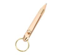 Haofy Bolígrafo de Pulsación Macizo de Latón Mini de 2.99 Pulgadas, Peso
