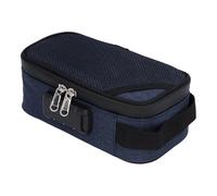 Haofy Bolsa a Prueba de Olores, Olor Discreto a Prueba de Olor Portátil con una Caja de Bloqueo de Código y un Estuche de Almacenamiento para Sus Accesorios que Bloquean los Olores y los (azul oscuro)