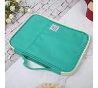 Haofy Bolsa de Almacenamiento para Lápices Artísticos, Estuche Organizador Duradero para Estudiantes y Artistas, Doble Capa, 8,7 X 11 X 2,4 Pulgadas, Color Negro (96 Colores)