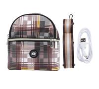 Haofy Bolsa de Calentador de Botellas de Almacenamiento de Leche de Leche Calefactora USB, Bolso de Botellas de Lona con Correa para el Hombro para Trabajo de Picnic Botella de