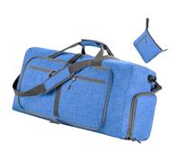 Haofy Bolsa de Gimnasia Plegable con Bolsa Deportiva de Comparación de Zapatos de Lona para Mujeres Tote Bag - Pink 440g Diseño Elegante (Blue)