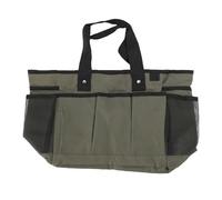 Haofy Bolsa de Herramientas de Jardinería, Bolsa de Herramientas de Jardín Verde de Tela de Oxford 600D con Bolsillos Múltiples, Bolsas de Almacenamiento de Jardín Livianas para