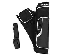 Haofy Bolsa de Lona de Primera Calidad para Tiro con, Soporte Resistente Al Desgaste para Tiro Al Objetivo con 3 Tubos, Bolsa de Cintura Trasera para Entusiastas del con (Black)