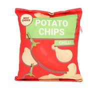 Haofy Bolsa de Patatas Fritas, Juguete de Peluche para Perros, Bolsa de Aperitivos Chirriante con Forma Divertida y Papel Sonajero para Juegos Interactivos, para Perros de Todos los Tamaños (Chile