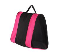 Haofy Bolsa de Patines Triangular Gruesa de 3 Capas, Correa Ajustable con Cremallera Metálica a Prueba de óxido para Patines de Hockey (Pink)