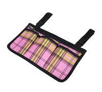 Haofy Bolsa Lateral para Silla de Ruedas 600D Oxford Bolsa con Ruedas Organizadora Liviana con Múltiples Bolsillos para Almacenamiento de Silla de 12.6x7.1in 124g Accesorio de Movilidad Portátil
