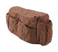 Haofy Bolsa Organizadora para Reposabrazos de sofá, Poliéster de Primera Calidad, 14 Bolsillos, Almacenamiento Multifuncional para Control Remoto y Teléfono, Ideal para Uso en Sala de Estar (Café)