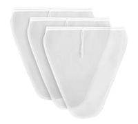 Haofy Bolsas de Filtro de 3 Piezas Bolsas de Leche de Nuez de Nailon de Grado Alimento con Malla Fina para Leche de Almendras Yogurt Tensar Colador de Servicio Pesado para Recetas de (Colores