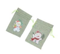 Haofy Bolso Elegante del Ornamento de la Navidad del Diseño con la Cuerda de Tirón, para las Piedras Preciosas, Joyería