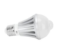 Haofy Bombilla con Sensor LED Bombilla de Inducción del Cuerpo Humano E27 de 7 W de Alto Grado para Pasillo Luz Blanca Cálida para Centros Comerciales, Almacenes Aluminio Fundido a Presión + PC