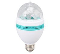 Haofy Bombilla de Baile E26 RGB que Cambia Automáticamente de Color con Efecto Estroboscópico Giratorio para Fiestas, Bodas, Eventos Festivos, Decoración de Bares, Celebraciones de Cumpleaños