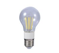 Haofy Bombilla de Filamento LED E27 Vida útil de 30000 Horas PC Transparente Aluminio Bombilla LED Vintage Opciones de 3W 4W 6W nergética para Comedor Sala de Estar Oficina (6W)