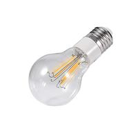 Haofy Bombilla de Filamento LED E27 Vida útil de 30000 Horas PC Transparente Aluminio Bombilla LED Vintage Opciones de 3W 4W 6W nergética para Comedor Sala de Estar Oficina (6W)
