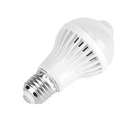 Haofy Bombilla de luz con sensor de movimiento, bombilla de luz infrarroja LED PIR, bombilla de luz inteligente E27, perfecta para entrada, porche, escaleras, garaje, pasillo, sótano(5W)