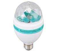 Haofy Bombilla Giratoria que Cambia de Color RGB Dancing E26 - Luz de Fiesta Estroboscópica LED de Cristal para Bodas, Bares y Cumpleaños con Mejora de Atmósfera