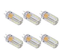 Haofy Bombilla LED Bombilla de Color de Salida de Luz Uniforme de para Fiesta en Casa 12 V 6 Piezas, Accesorios de Iluminación de Fácil Instalación para Paisajes y Vehículos Recreativos (Blanco frío)