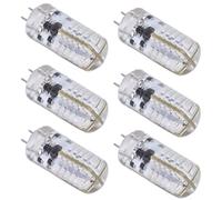 Haofy Bombilla LED Bombilla de Color de Salida de Luz Uniforme de para Fiesta en Casa 12 V 6 Piezas, Accesorios de Iluminación de Fácil Instalación para Paisajes y Vehículos Recreativos (rojo)