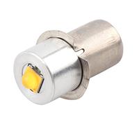 Haofy Bombilla LED de Alta Potencia, P13.5S 3W DC 4-12V LED Linterna Bombilla de Repuesto Lámpara de antorcha Luz de Trabajo de Emergencia[4~12V-Blanco cálido]