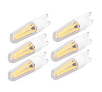 Haofy Bombilla LED Eficiente 3W 200LM Bombillas de Filamento Largo para Lámpara de Techo Lámpara de Mesa Blanco Cálido 220V, 10 Uds para Oficina en Casa