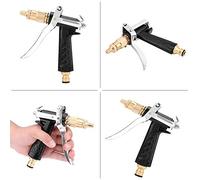 Haofy Boquilla de Agua de Alta Presión de Grado Profesional, Cabezal Rociador de Latón Ajustable, 14,5x14 Cm, para Lavado de Autos, Riego de Jardines, Limpieza de Superficies Múltiples