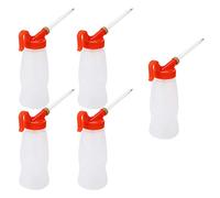 Haofy Botella de Aceite para Máquina de Coser de 5 Piezas, Lubricación de Precisión con Boquilla de Punta Larga, Recipiente de Plástico de 180 Ml para un Funcionamiento Suave en el Mantenimiento de