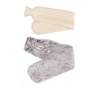 Haofy Botella de Agua Caliente de 2000 Ml de Capacidad para Calor Prolongado con Amplia Apertura de Llenado de 2,8 Cm Bolsa de Agua Caliente a Mano para Calentar la Cama, Uso Nocturno, Comodidad en