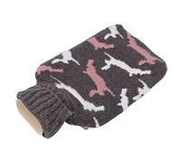 Haofy Botella de Agua Caliente de 2000 Ml de Capacidad para un Calor Duradero con Funda de Punto Suave, Extraíble para Lavar a Máquina, Adecuada para Alivio del Cuello y los Hombros para Uso en