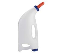 Haofy Botella de Alimentación de Enfermería Terneros 4L con, Botella Plástico para Alimentador Leche Cabra Pantorrilla con Punta Masticación Reforzada, Válvula Fácil Usar, Escala y Regulación para