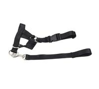 Haofy Bozal Suave para, Cabestro Ajustable de Poliéster con Correa para Perros Pequeños, Medianos y Grandes, Evita Que Muerdan y Ladren Durante Las Sesiones de Entrenamiento (M)