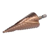 Haofy Broca Escalonada con Ranura en Espiral, Escariador de Agujeros de Pagoda, Herramienta de Cobalto HSS para Taladrar 4-32 Mm, Acero Inoxidable 304, Acero Al Carbono, 1 Pieza