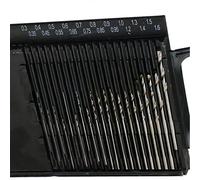 Haofy Broca Helicoidal de Vástago Recto, Larga Vida útil, Fácil de Transportar, Broca Helicoidal para Perforación de Madera para Placas de Circuito, 20 Piezas (33g)