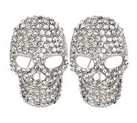 Haofy Broche de Aleación con Forma de Cabeza de Calavera Vintage, Pin de Moda Hecho a Mano, Diseño para Fiesta, Ropa Informal, Vestido, Chaqueta, Bolso, Accesorio de Decoración