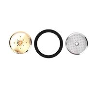 Haofy Cabezal de Grupo para Máquina de café de 58 Mm con Diseño de Orificio Más Grande de Acero Inoxidable para una Extracción Más Rica Kit de Soporte para Mampara de Ducha para NUOVA, Fácil