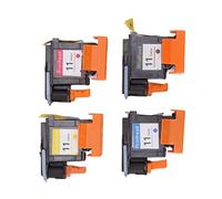 Haofy Cabezal de Impresión Buena Compatibilidad Magenta Negro Cian Amarillo para HP 11 Cabezal de Impresión Impresión Suave Colorfast para Designjet