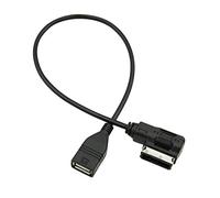 Cable Adaptador de Interfaz de Música USB AMI MMI, Haofy Cable de Conexión MP3, Adaptador de Cable de Audio Compatible con A3 A6, para Unidades Flash USB, Lápices de Memoria USB