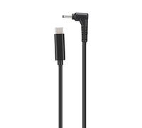 Haofy Cable Adaptador para Computadora Portátil Type-C Macho a CC de 3,0 Mm X 1,0 Mm, Potencia de Salida de 19,5 V, 4,9 Pies de Largo, Conductor de Cobre para //Ultrabook