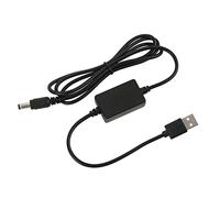 Haofy Cable de Alimentación Convertidor Elevador USB de 5 V a 8 V, Fuente de Alimentación Continua para Altavoz de Lámpara de Escritorio de Cámara, Material de Plástico y Metal Duradero, Cable de