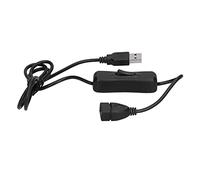 Haofy Cable de Extensión de Interruptor USB Cable de Cobre 28AWG de Interruptor USB2.0 de Latón de Silicio de 4 Núcleos para Accesorios Electrónicos Macho a Hembra de 1 M para Varios Periféricos