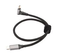 Haofy Cable de Extensión USB C Profesional de 90 Grados, 4K, 60Hz, Compatible con PD100W, Cable de Carga Rápida USB C de Función Completa para Steam Deck (50cm)