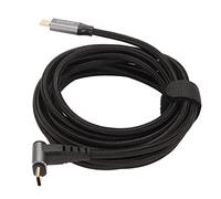 Haofy Cable de Extensión USB C Profesional de 90 Grados, 4K, 60Hz, Compatible con PD100W, Cable de Carga Rápida USB C de Función Completa para Steam Deck (300cm)