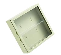 Haofy Caja Ciega Montada en la Pared, Vitrina de Figuras, Estante de Almacenamiento de Gran Capacidad para Decoración de Habitación de Muñecas y Niños (Verde Aguacate)
