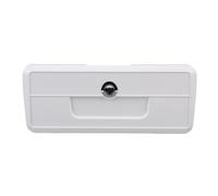 Haofy Caja de Almacenamiento de Botes Compartimento de Almacenamiento de Embarcaciones con Soporte de Taza Material ABS de Compartimento Marino, 11.42 X 6.69 X 4.33in, para Barcos de (1)