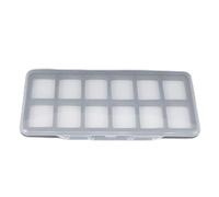 Haofy Caja DE Almacenamiento DE Gancho DE Pescado Magnético Completa COMPLEZA contra DE INSCRITURA DE INSCRITURA del Villa COMPACTIVA para ENTERNA ANTERIORES (12 Compartimentos)