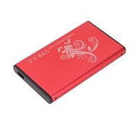 Haofy Caja de Disco Duro Externo 2.5 Roja con Interfaz USB 3.0, Diseño de Herramientas, Capacidad de 4 TB, Transmisión de Datos de Alta Velocidad de 5 Gbps y Compatible con Play y No es un Disco Duro