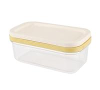 Haofy Caja de Mantequilla, Recipiente para Queso con Red para Cortar, Caja de Almacenamiento de Alimentos Transparente para Cocina, Segura y Duradera