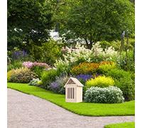 Haofy Caja Nido para Insectos, Sala de Insectos de Madera Duradera para Jardín, Atracción Decorativa Al Aire Libre, Adecuada para Observación de Niños, Madera de Nogal Natural (Estilo C)